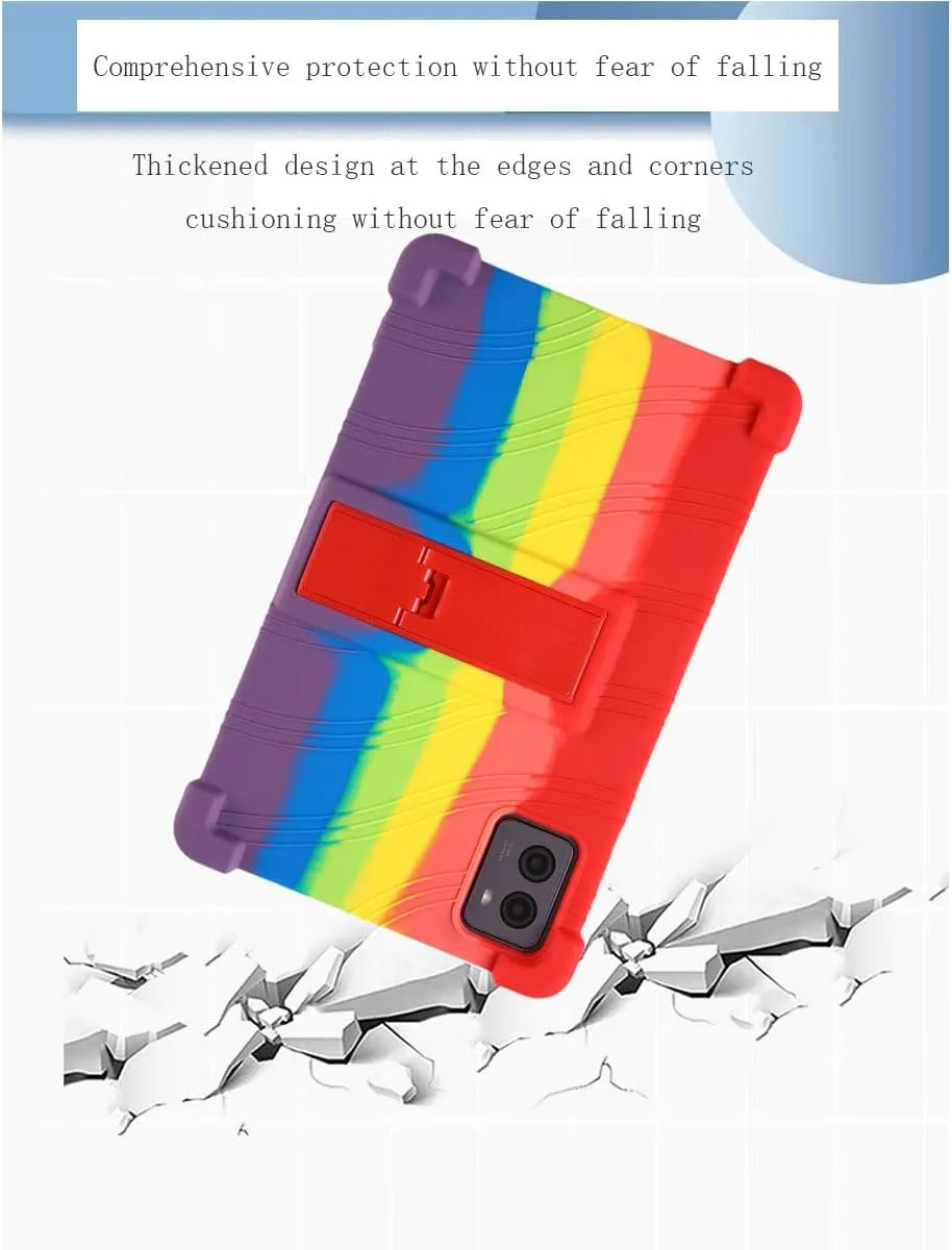 Case for Teclast T65 Max Tablet   Tempered Glass Screen Protector Protective Film,Soft Gel Green Shell Silicone Tablet Cover for Teclast T65 Max (12.95")