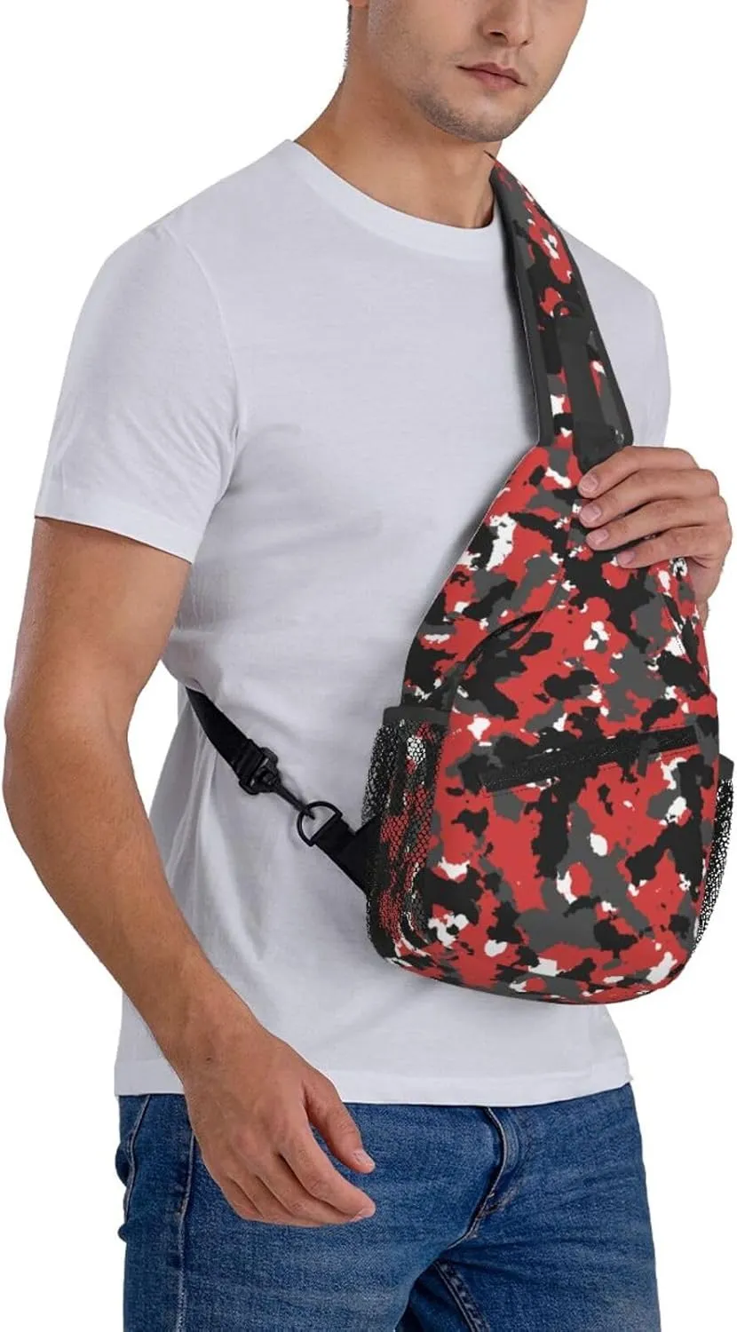 Cash US Dollar Sling Bag Adjustable Crossbody Bag Casual Chest Bags Travel Shoulder Backpack For Women Men