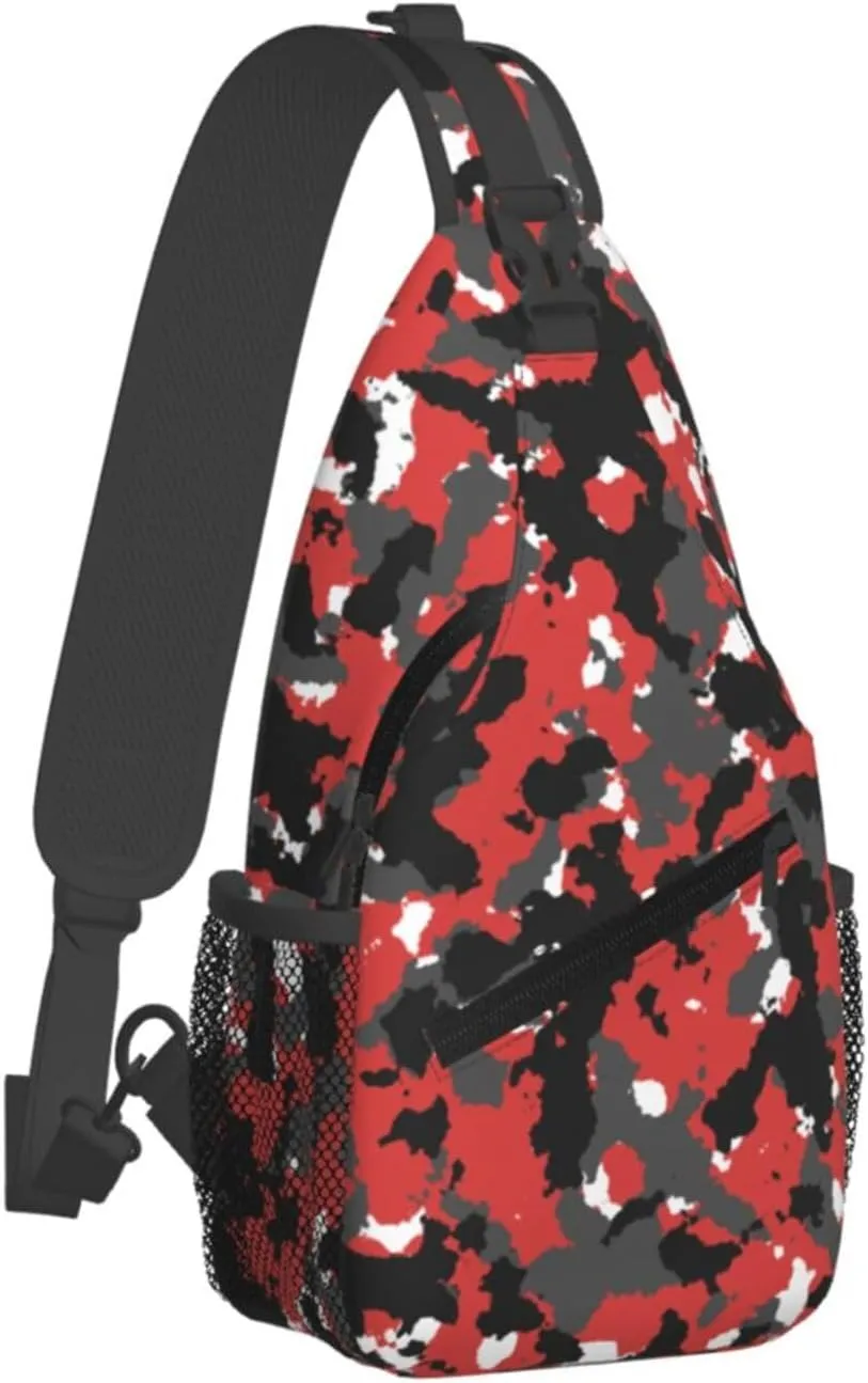 Cash US Dollar Sling Bag Adjustable Crossbody Bag Casual Chest Bags Travel Shoulder Backpack For Women Men