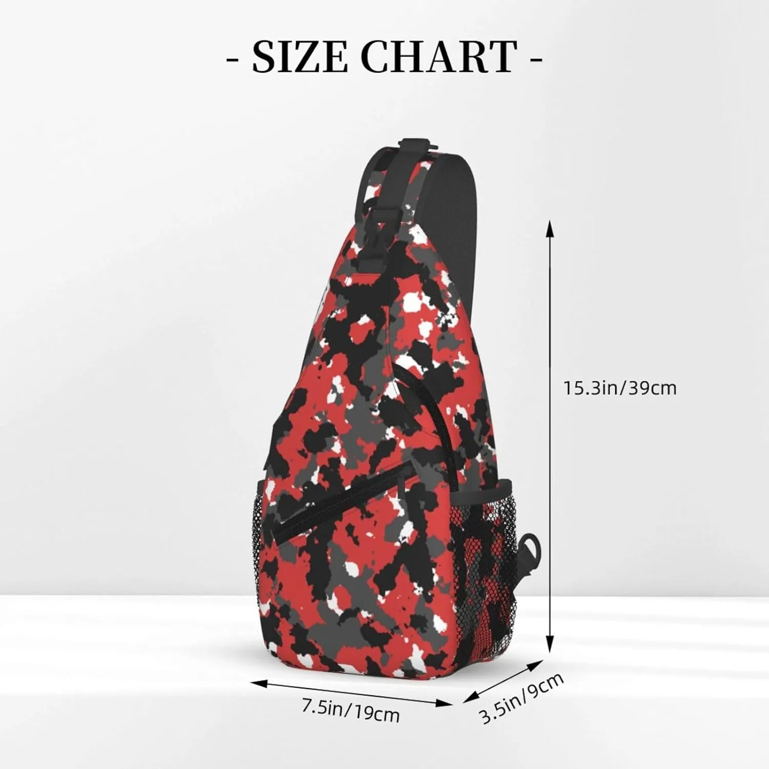 Cash US Dollar Sling Bag Adjustable Crossbody Bag Casual Chest Bags Travel Shoulder Backpack For Women Men