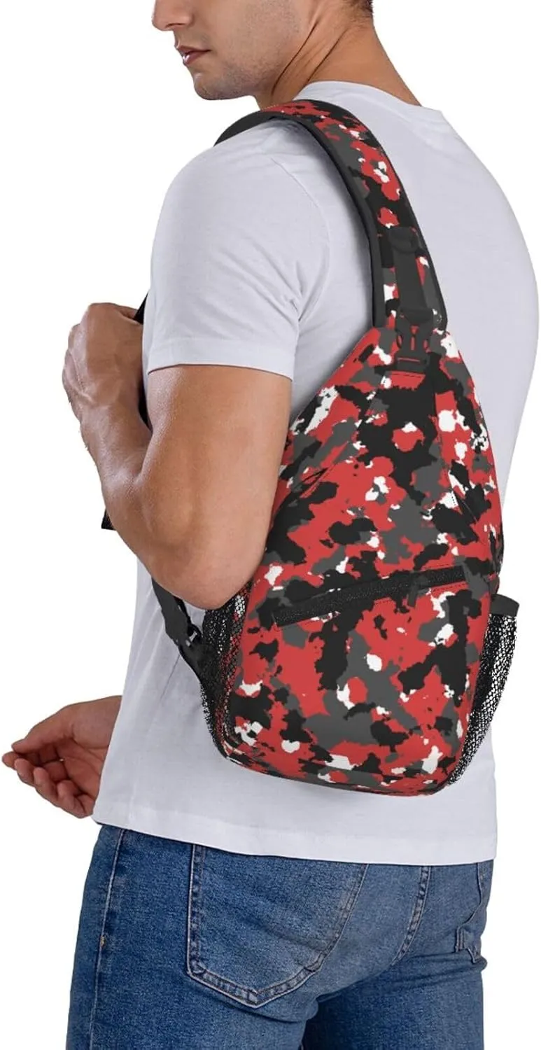Cash US Dollar Sling Bag Adjustable Crossbody Bag Casual Chest Bags Travel Shoulder Backpack For Women Men