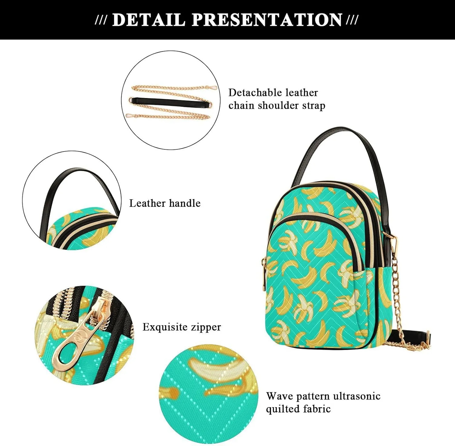 Cell Phone Purse Crossbody Handbag Durable Shoulder Bag Sturdy Travel Pouch