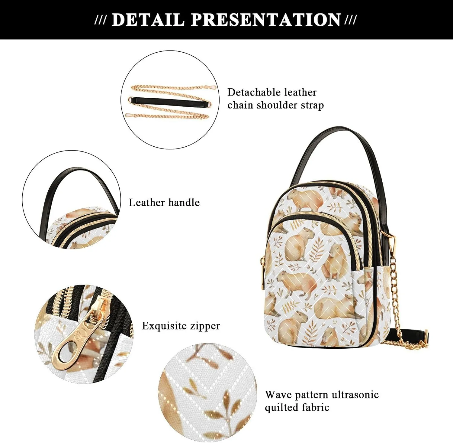 Cell Phone Purse Crossbody Handbag Durable Shoulder Bag Sturdy Travel Pouch