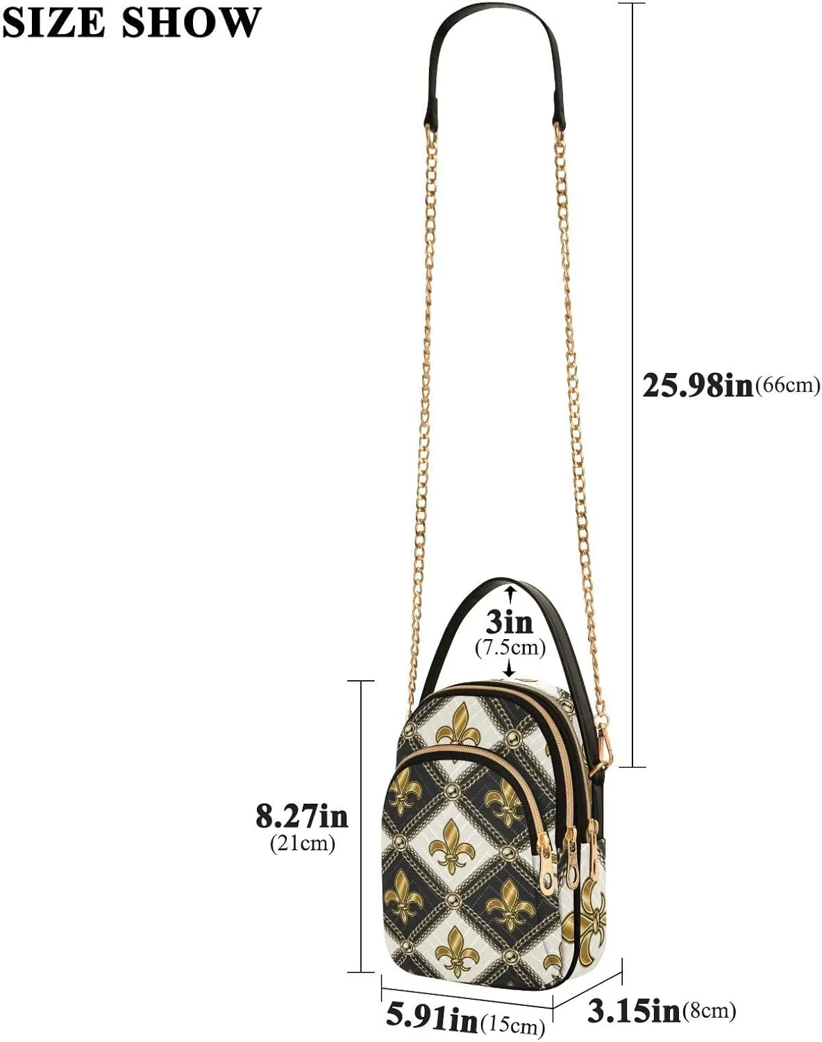 Cell Phone Purse Crossbody Handbag Durable Shoulder Bag