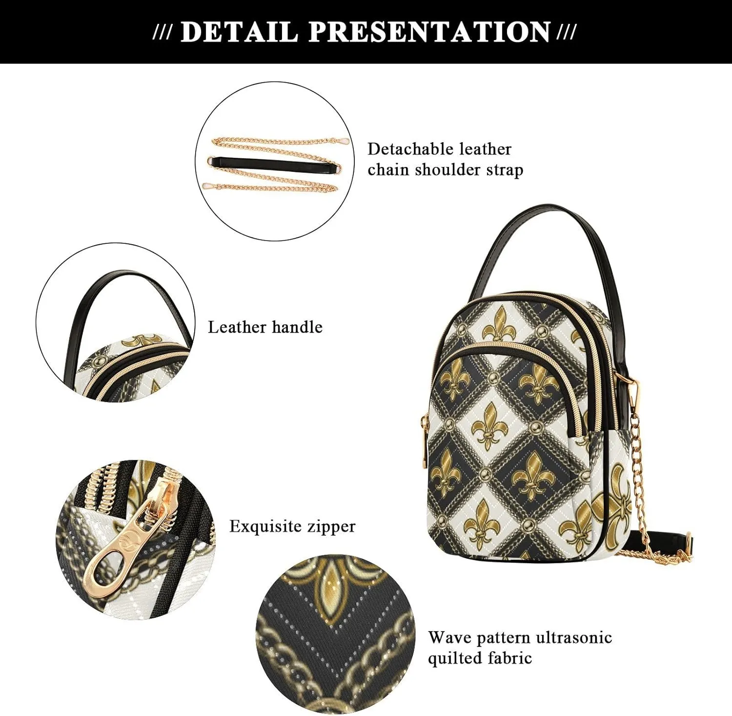 Cell Phone Purse Crossbody Handbag Durable Shoulder Bag