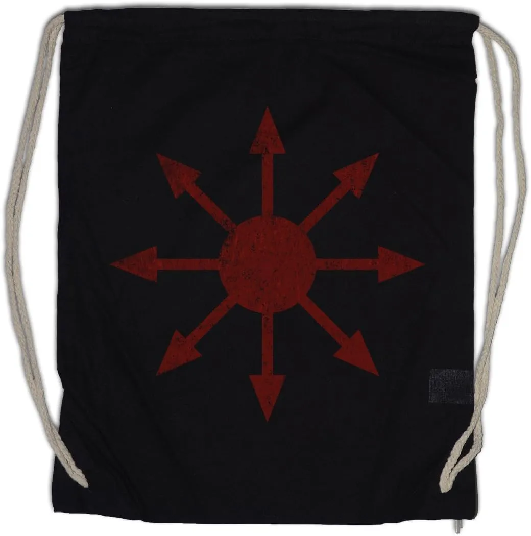 Chaos Vintage Symbol I Drawstring Bag Gym Sack