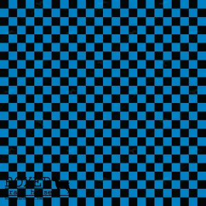 Checkerboard 1/4" - Blue & Black