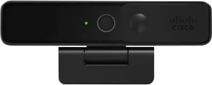 CISCO DESIGNED Cisco Desk Camera 4K in Carbon Black with up to 4K Ultra HD Video, Dual Microphones, Low-Light Performance, 1-Year Limited Hardware Warranty (CD-DSKCAM-C-US)