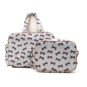 Classy Bow Print TRAVEL BAG
