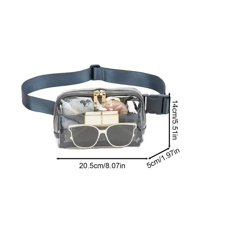 Clear crossbody fanny pack