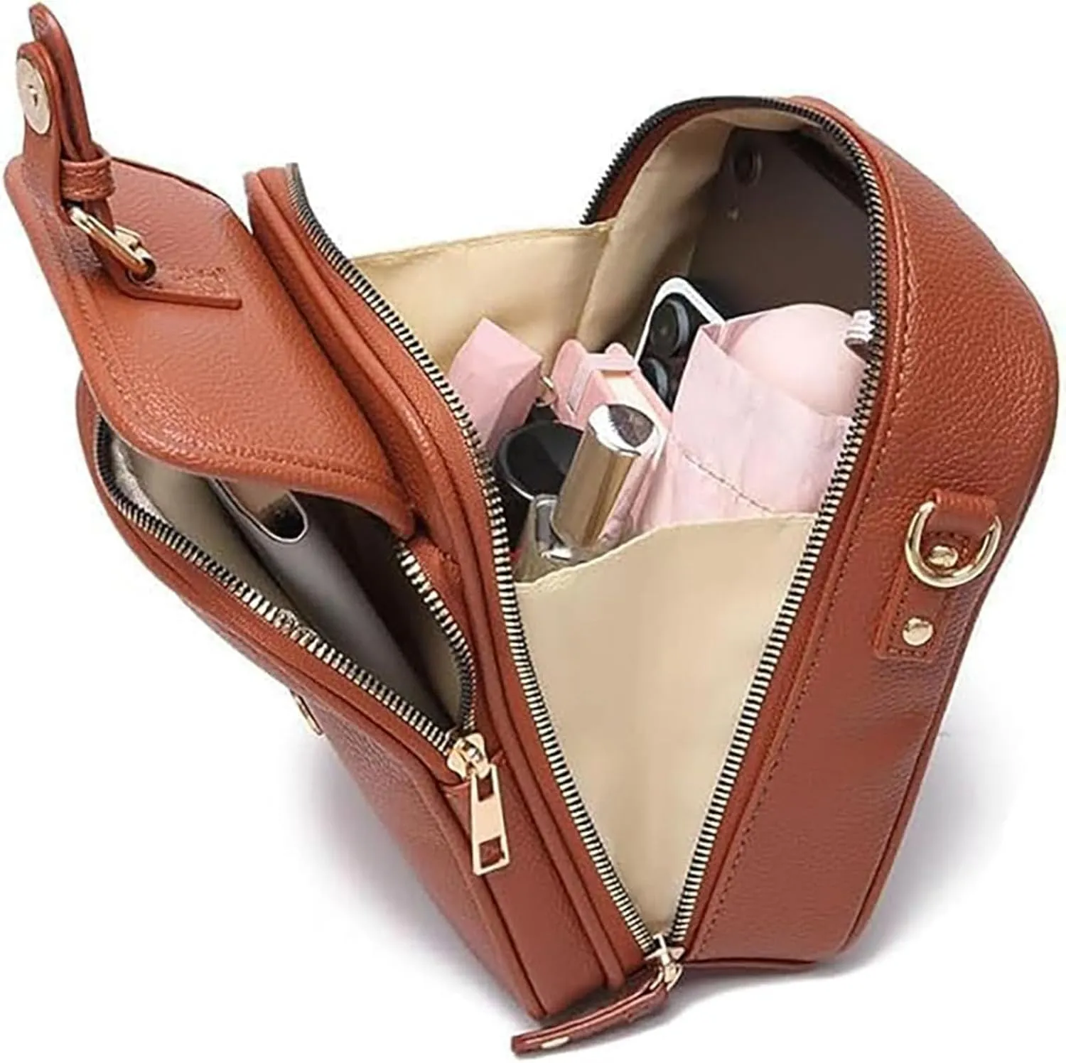 Collaboraten Crossbody Leather Bag, Collaboraten1 Crossbody Bag, Women's Anti-Theft Vintage Shoulder Messenger Bag