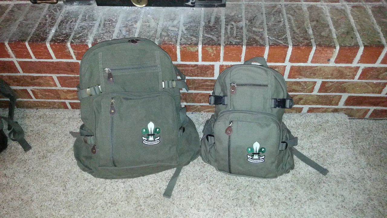 Compact Backpack, Vintage Canvas w/ OSG Logo