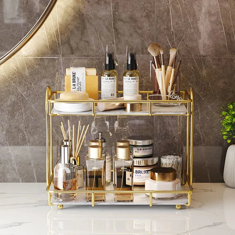 Cosmetic 2 Layer Organizer Shelf