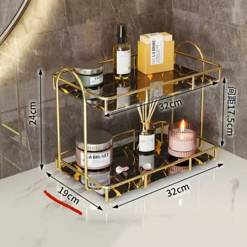 Cosmetic 2 Layer Organizer Shelf