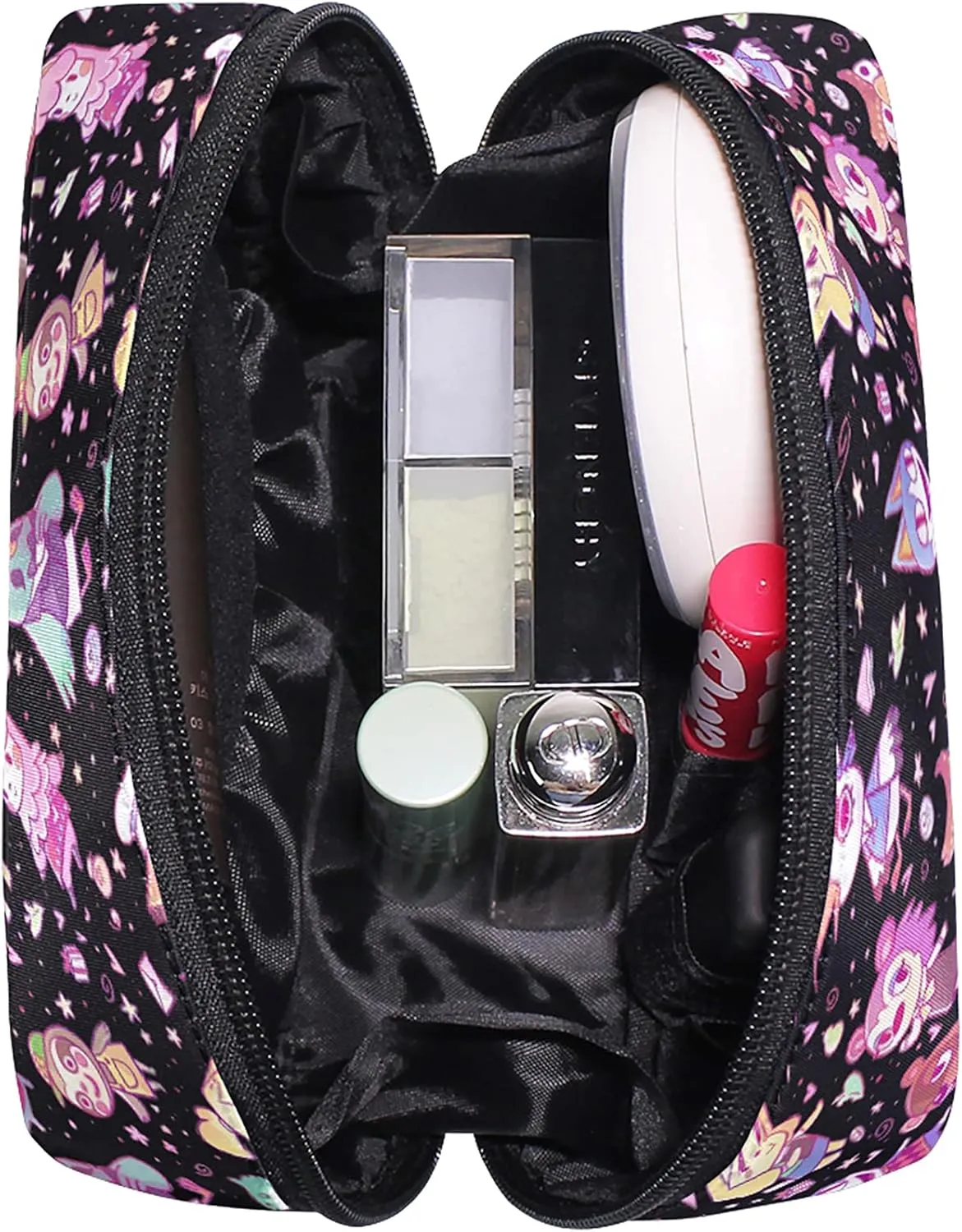 Cosmetic Bag Portable and Suitable for Travel Animal Crossing Pattern Makeup bag with Zipper Pencil Bag Pouch Wallet