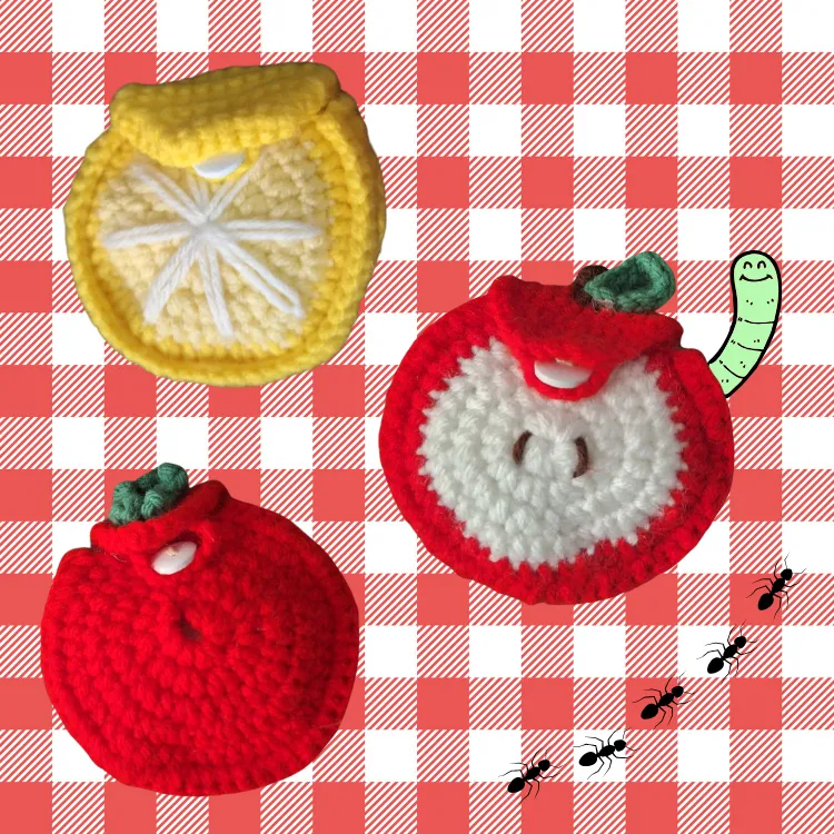Crochet Fruit Pouches