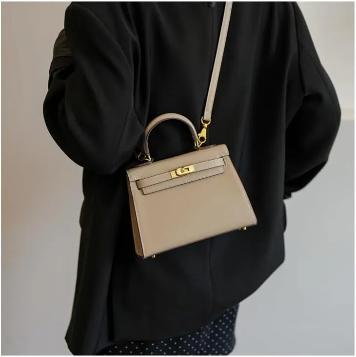 cross-body bag Crossbody Cowhide Palm Print Shoulder Bag