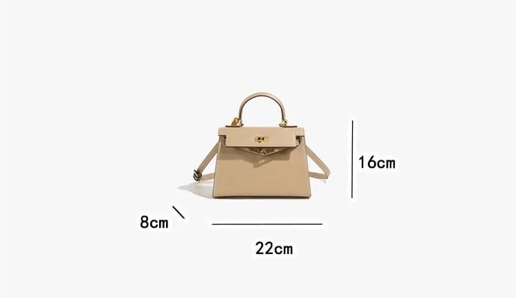 cross-body bag Crossbody Cowhide Palm Print Shoulder Bag