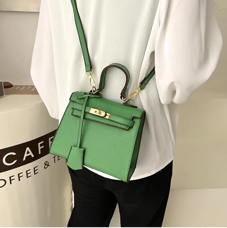 cross-body bag PU Shoulder Solid Color Crossbody Bag
