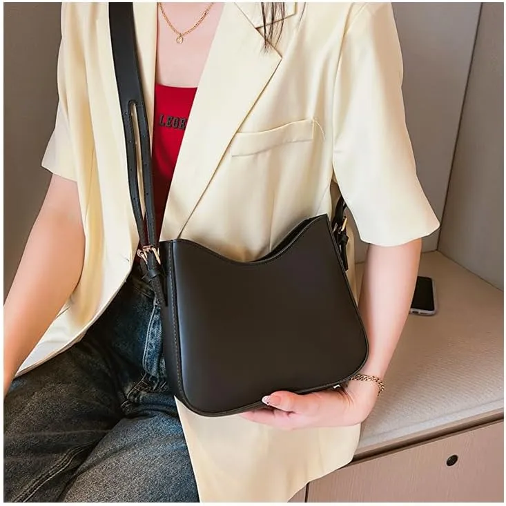 Crossbody Bag for Women Trendy Shoulder Purse Handbag with Zipper Closure and Adjustable Strap