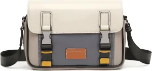 Crossbody Messenger Bag for Men, Color Clash Design