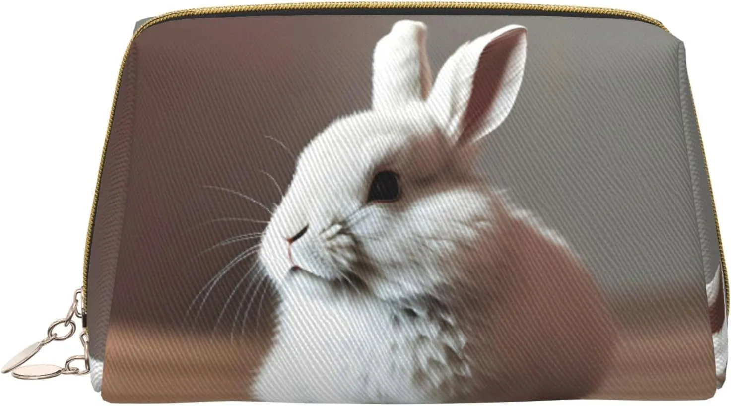 Cry White Rabbit Travel Toiletry Bag,Makeup Bag For Purse Travel Makeup Pouch Mini Cosmetic Bag For Women