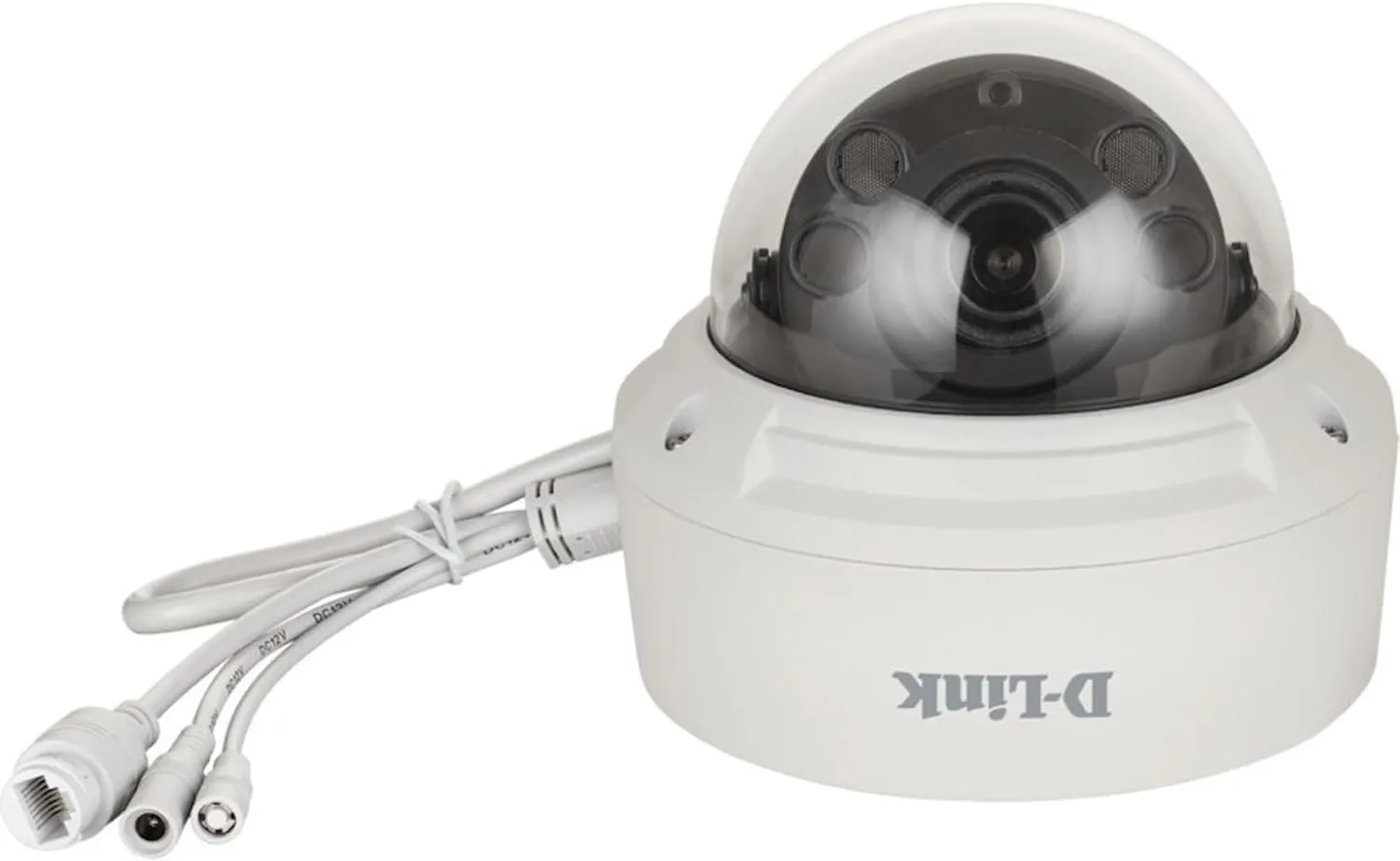 D-Link Vigilance 8-Megapixel (8MP) H.265 3840 x 2160-3.6X Optical Outdoor Network Dome Security Camera 98.43 ft Night Vision - (DCS-4618EK)