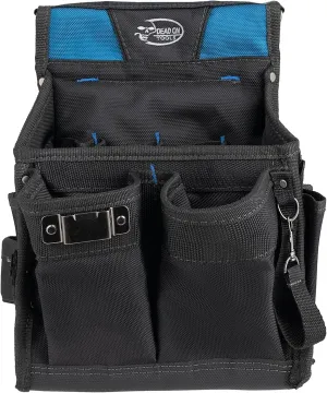 Dead On Tools HDP222496 Pro Electricians Professional Pouch, Black|black