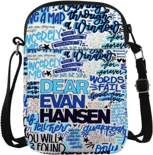 Dear Evan Hansen Musical Theatre Inspired Crossbody Bag Musical Fans Gift