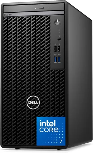 Dell Optiplex 7010 Tower Business Desktop, 13th Gen Intel i7-14700K Processor (20-Cores, Up to 5.6 GHz), 64GB RAM, 2TB PCIe SSD, DVD-RW, DP Port, HDMI, Wi-Fi   Bluetooth, Windows 11 Pro