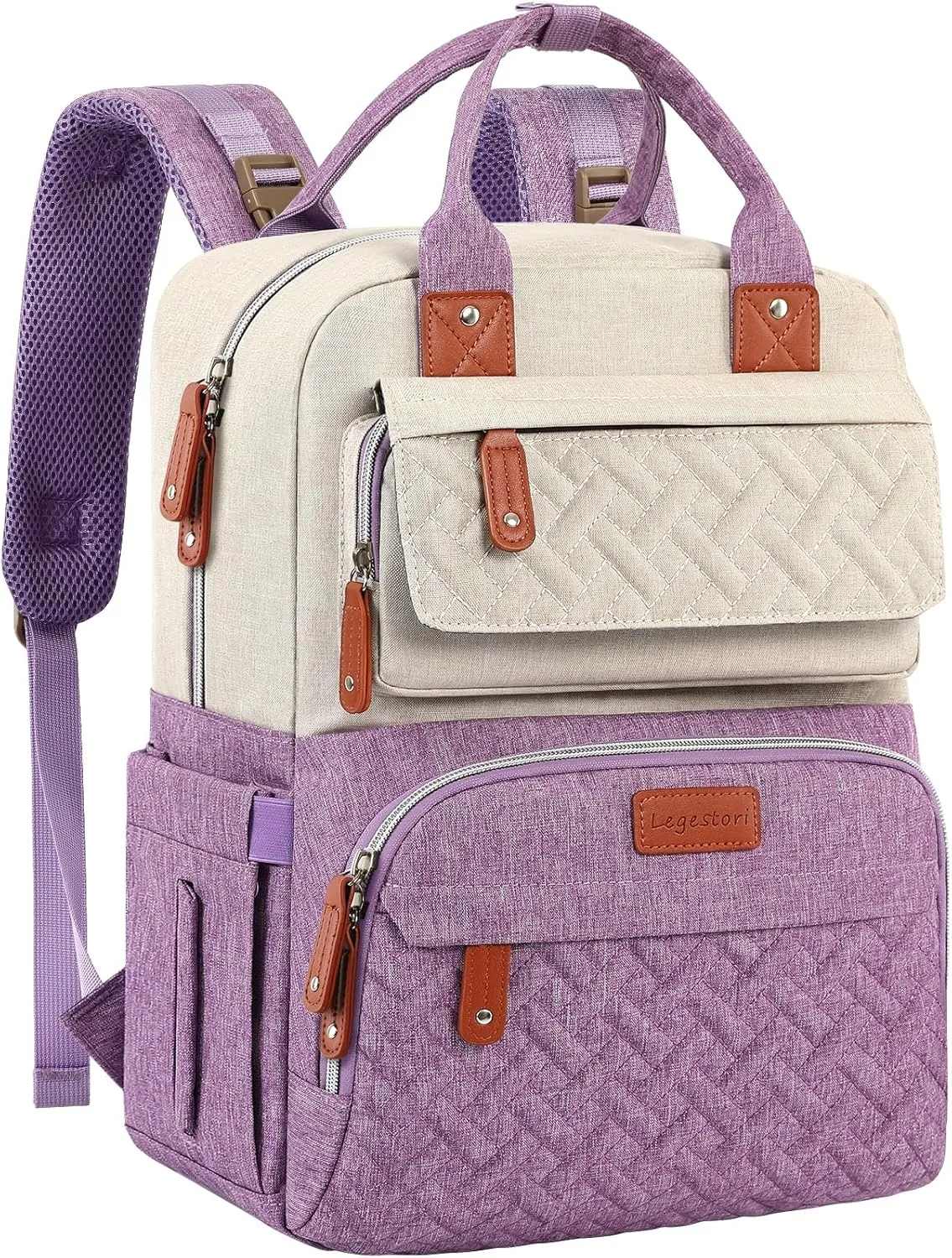 Diaper Bag Backpack, Baby Nappy Diaper Bag, Large Unisex Baby Bags for Boys Girls, Multipurpose Travel Back Pack for Moms Dads with Insulated Pockets and Stroller Straps