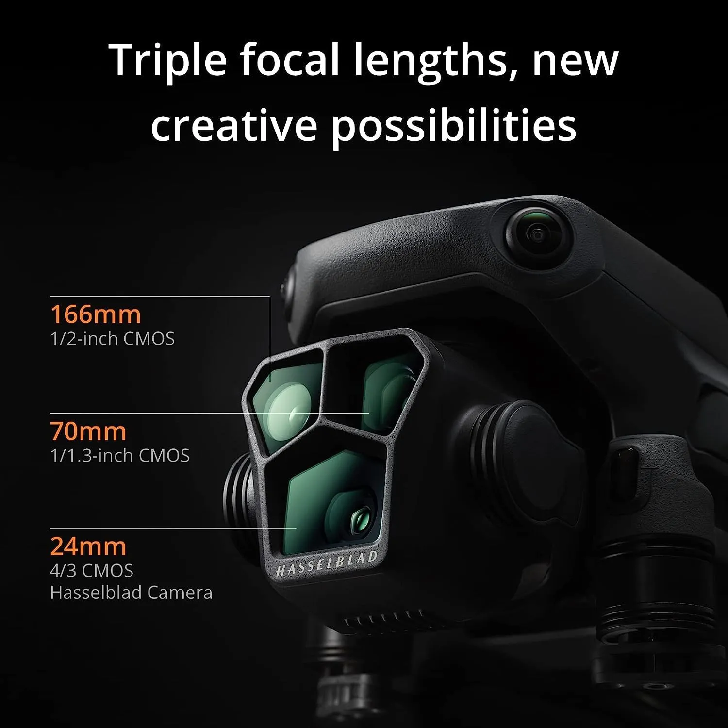 DJI Mavic 3 Pro Drone Quadcopter with RC Pro Remote (High-Bright Screen) Fly More Combo 4/3 CMOS Hasselblad Camera, 43Min Flight Time, 4 Batteries, Filters Bundle with Deco Gear Backpack& Accessories