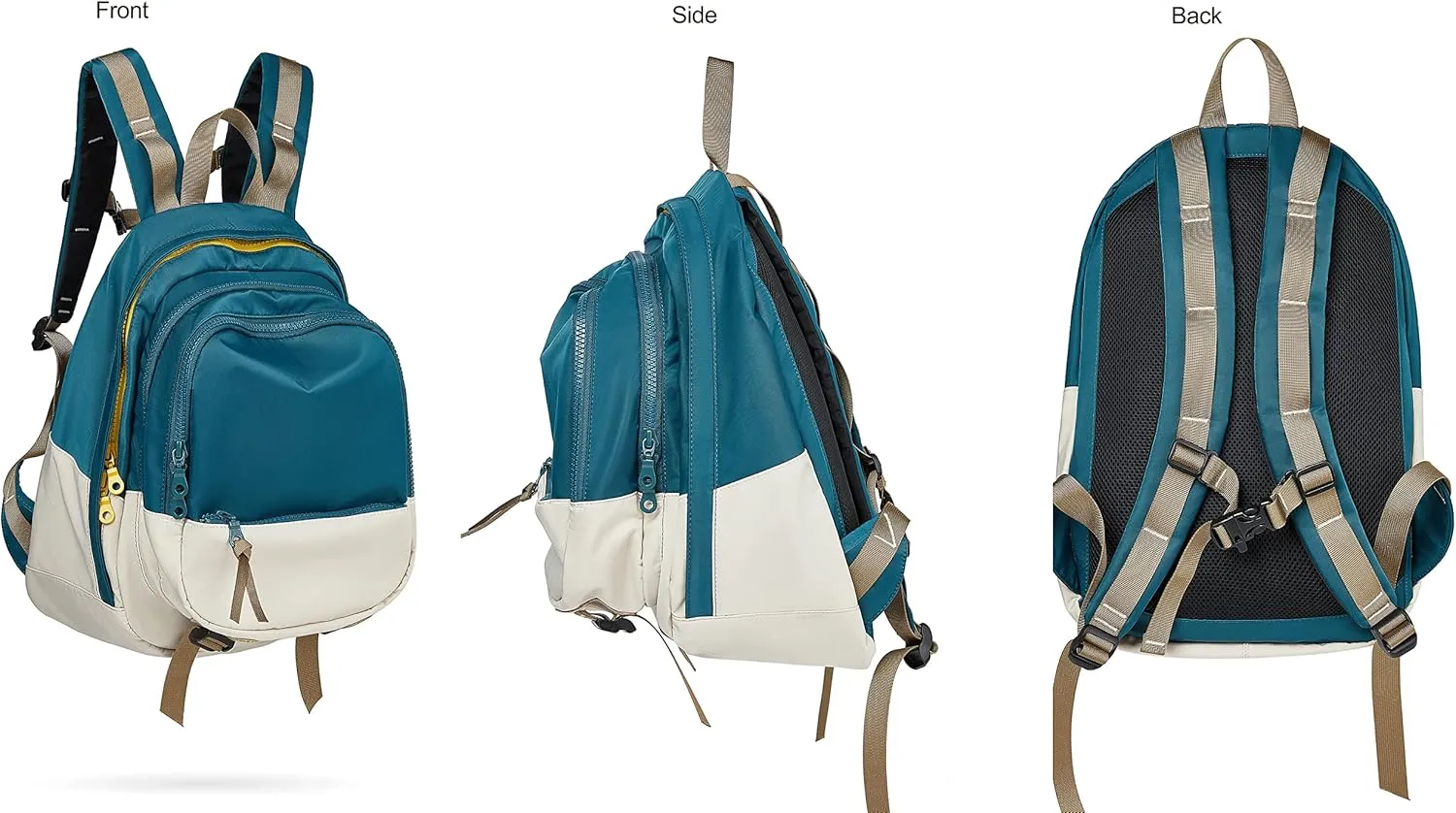 DORIS&JACKY UNISEX Campus Backpack Large Capacity Travel Casual Daypack For Women (Blue)