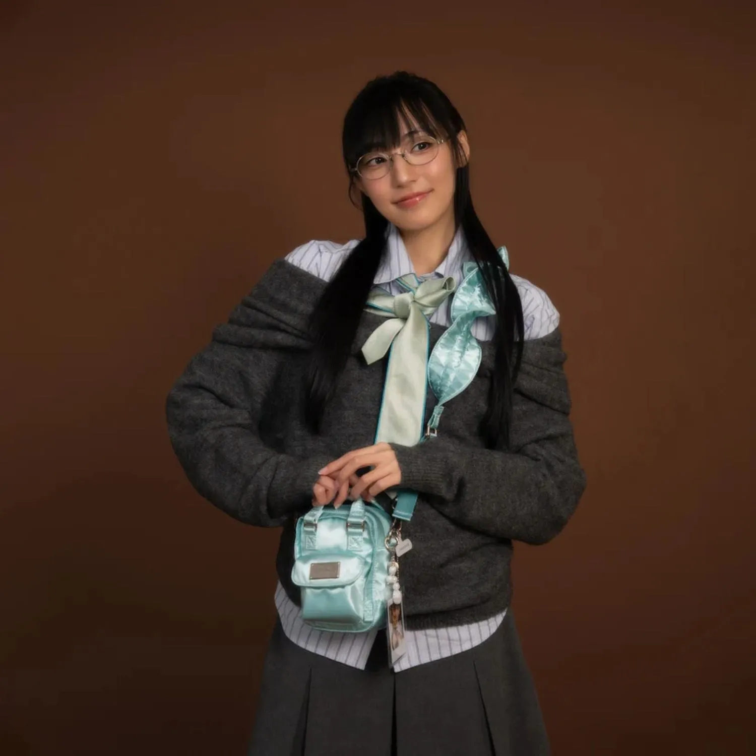 Doughnut Macaroon Tiny Girlitude Series Crossbody Bag - Moonstone