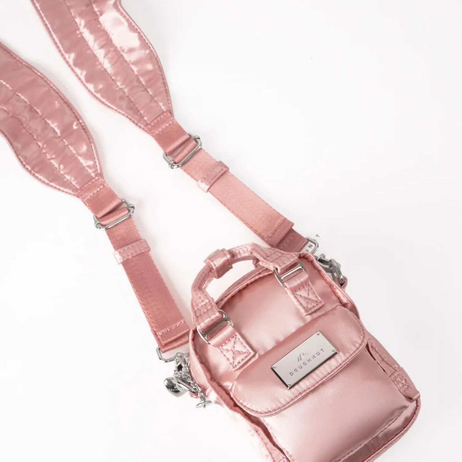 Doughnut Macaroon Tiny Girlitude Series Crossbody Bag - Moonstone