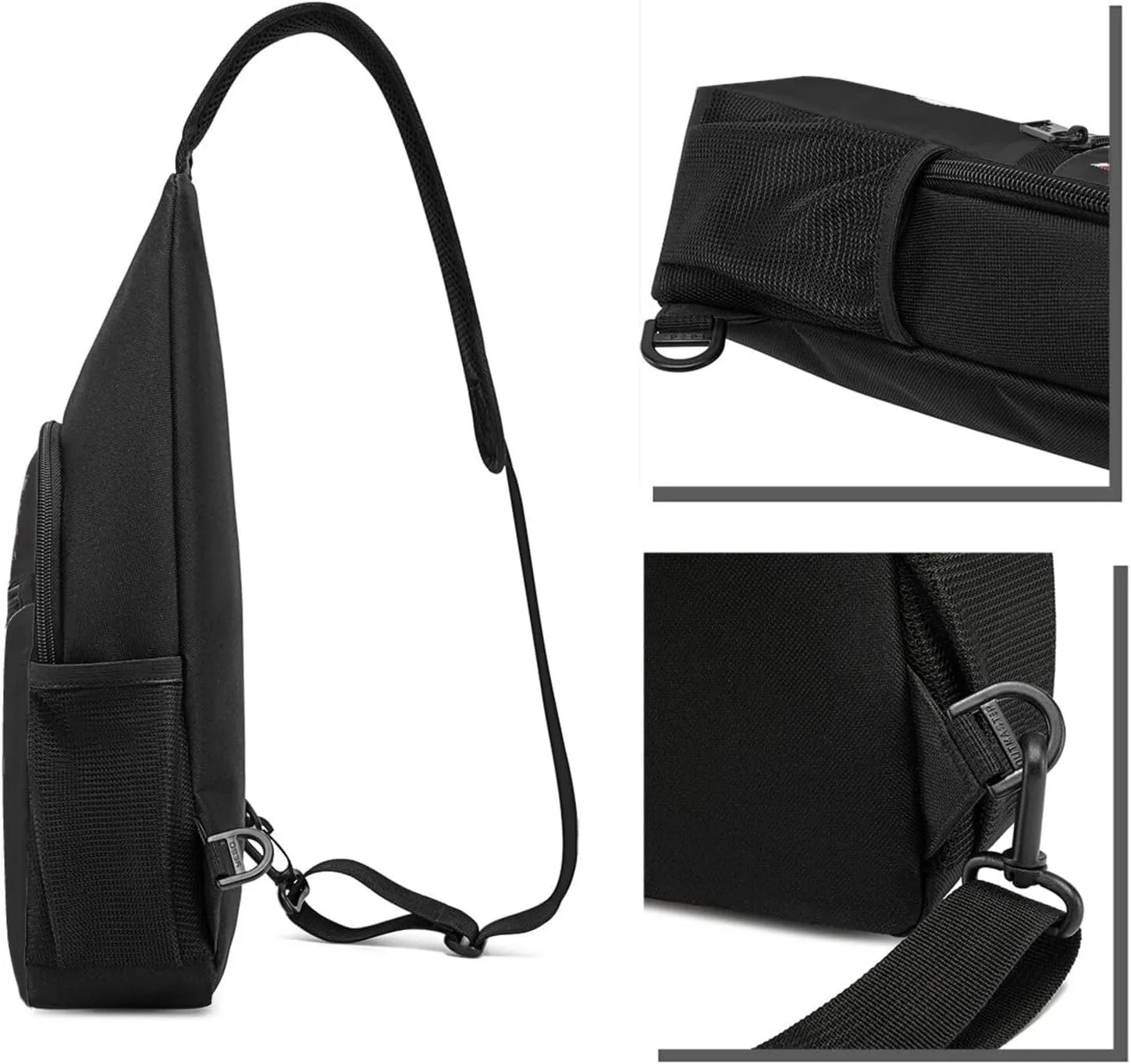 Downhill Skiing,Casual one-shoulder crossbody chest bag, fashionable crossbody chest bag
