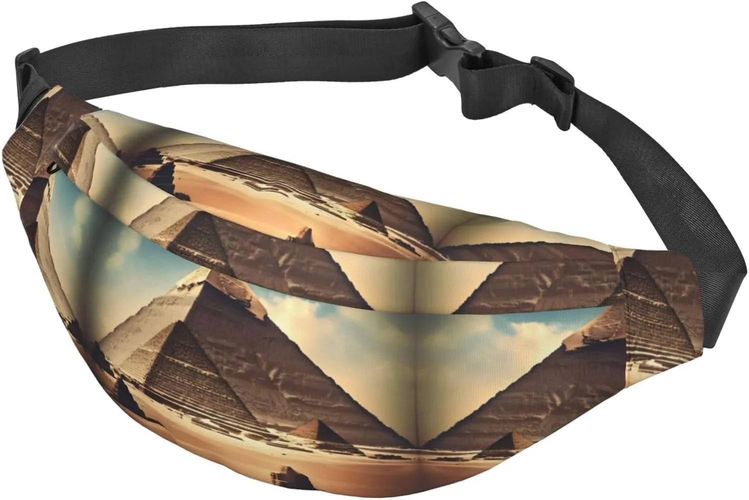 Dreaming of the Pyramids of Khufu Fashion Crossbody Appearance High capacity outdoor with Adjustable Comfortable Work Leisure Versatile