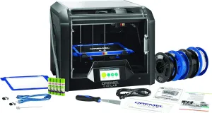 Dremel - 3D45-EDU DigiLab 3D45 Award Winning 3D Printer w/extra supplies, 30 Lesson plans, PC & MAC OS, Chromebook, iPad Compatible, Built-in HD Camera, Heated Build Plate