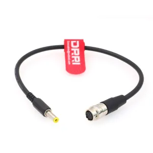 DRRI DC 12v Male to 12 Pin Hirose Cable GH4 Power B4 2/3" Fujinon Nikon Lens