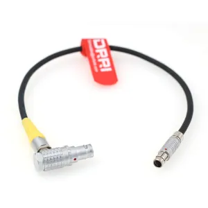 DRRI Preston 4799 MDR-3 & MDR-4 Motor Right Angle 10 pin to RS 3pin Arri Alexa,RED, Sony Venice Power Run Stop Cable