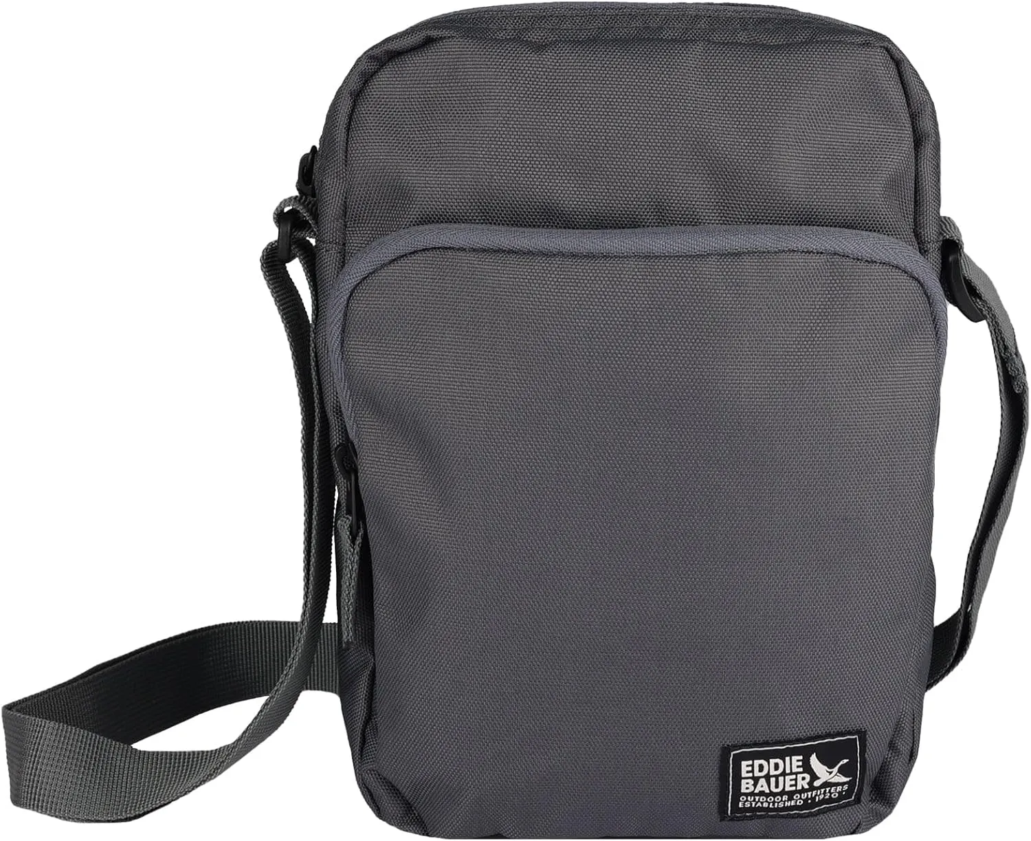 Eddie Bauer Jasper Crossbody Bag | Everyday Carry | Lightweight | Travel | Adjustable | 3L, Slate