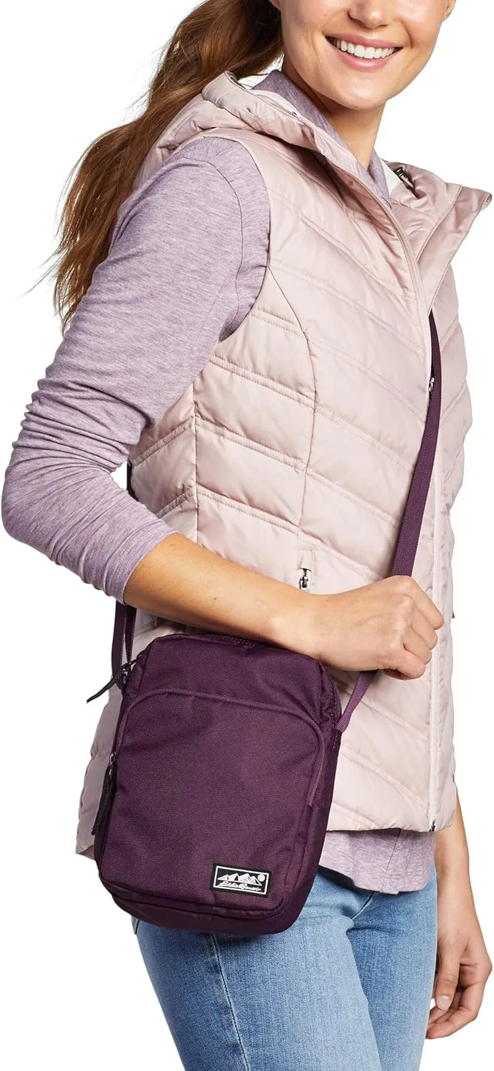 Eddie Bauer Jasper Crossbody Bag | Everyday Carry | Lightweight | Travel | Adjustable | 3L, Slate