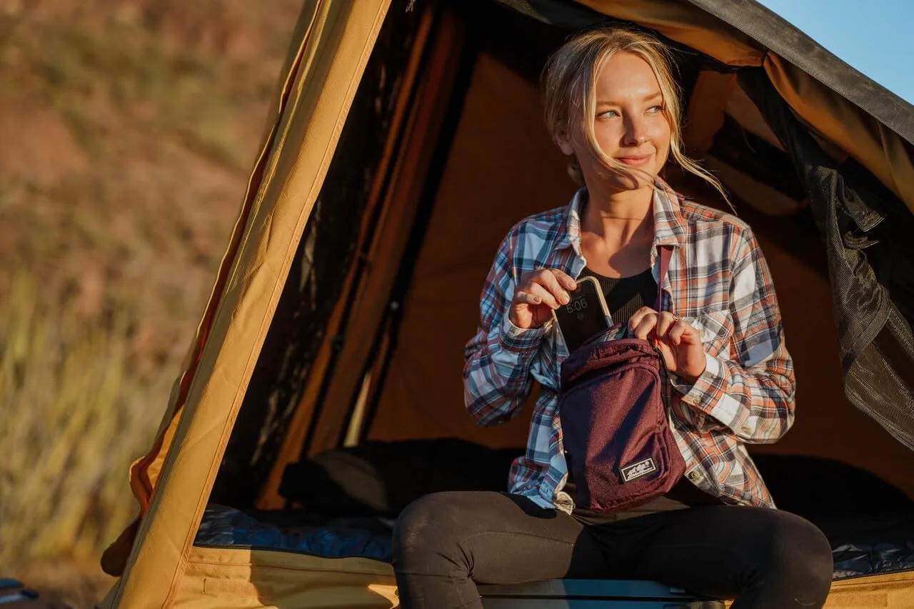 Eddie Bauer Jasper Crossbody Bag | Everyday Carry | Lightweight | Travel | Adjustable | 3L, Slate