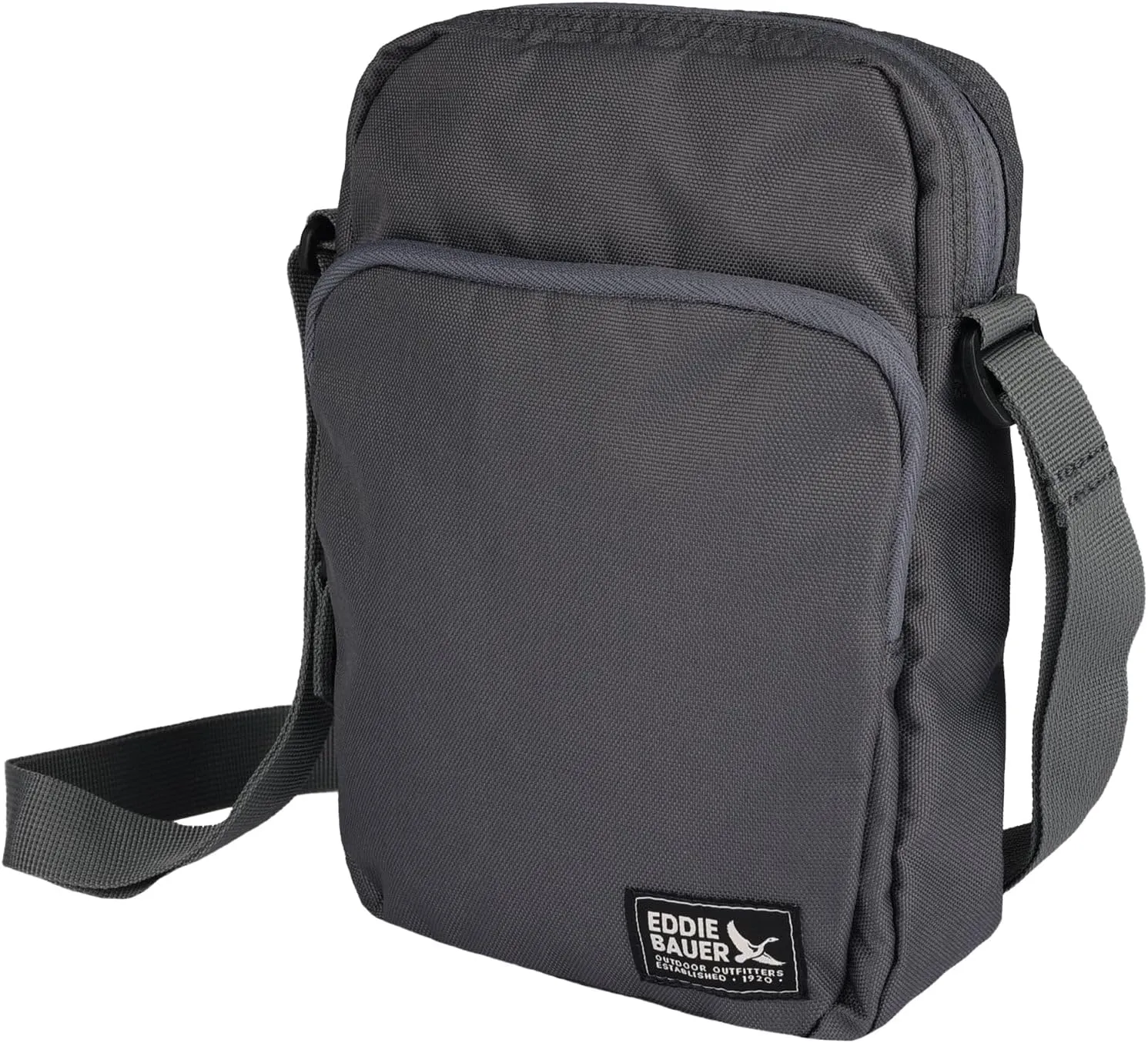 Eddie Bauer Jasper Crossbody Bag | Everyday Carry | Lightweight | Travel | Adjustable | 3L, Slate