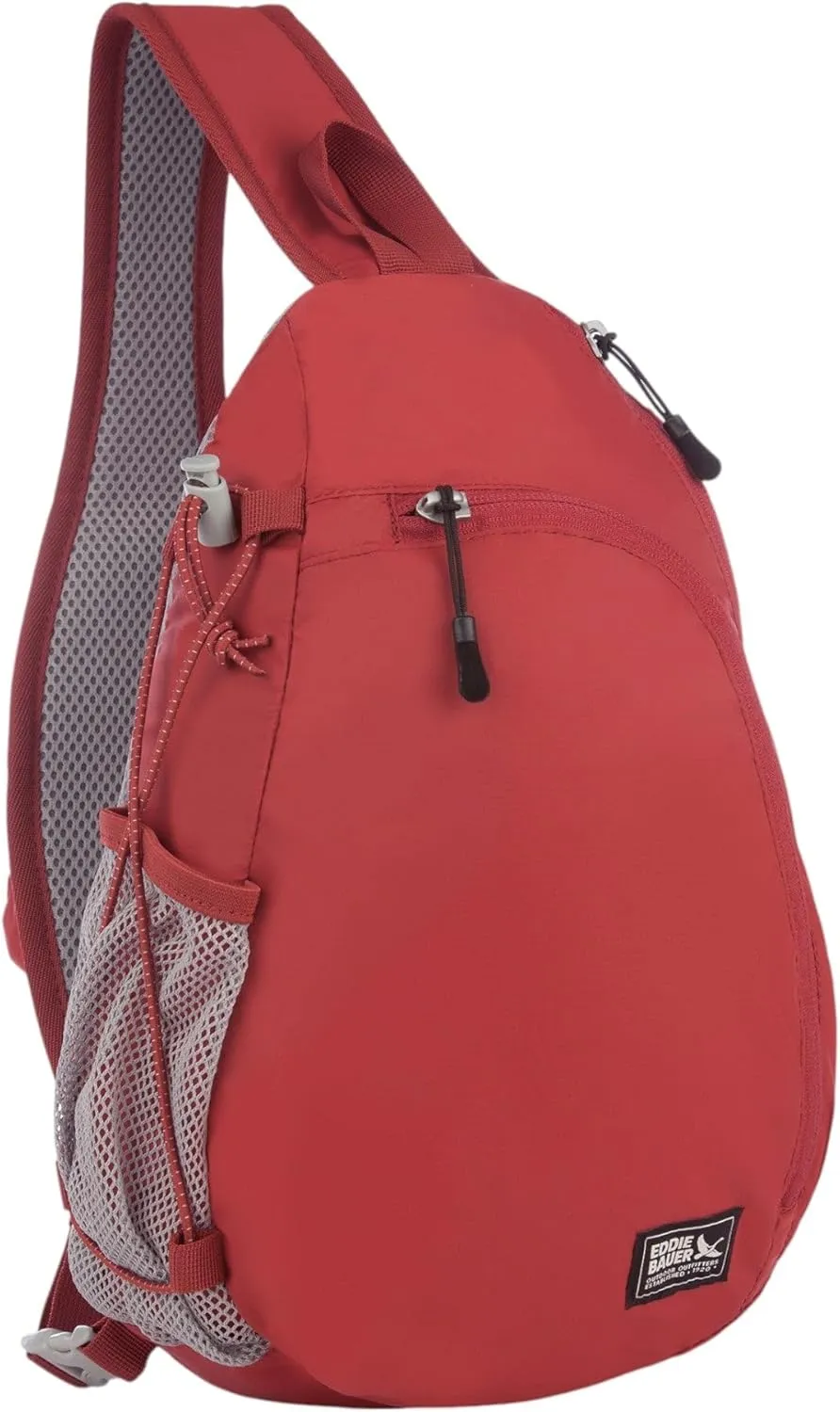 Eddie Bauer Sling Bag | Travel | Everyday Carry | Lightweight | Durable | Ripstop Nylon | 8L, Dark Ruby, One Size