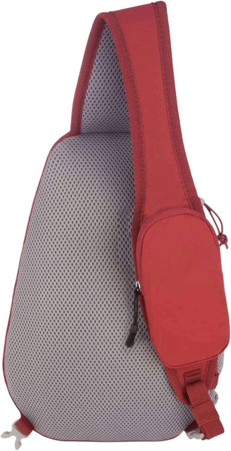 Eddie Bauer Sling Bag | Travel | Everyday Carry | Lightweight | Durable | Ripstop Nylon | 8L, Dark Ruby, One Size