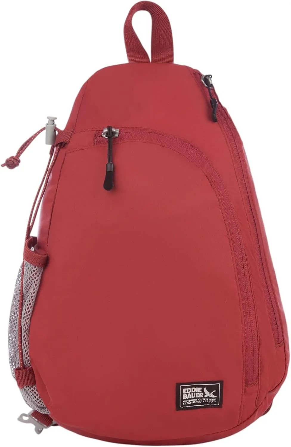 Eddie Bauer Sling Bag | Travel | Everyday Carry | Lightweight | Durable | Ripstop Nylon | 8L, Dark Ruby, One Size