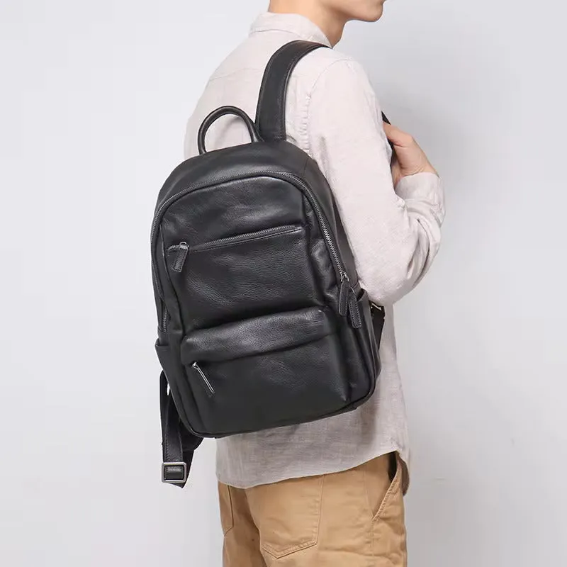 Elite Voyager Geniune Leather Backpack - Fushia