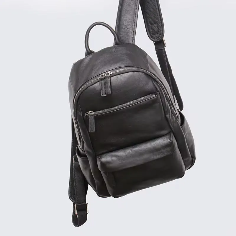 Elite Voyager Geniune Leather Backpack - Fushia