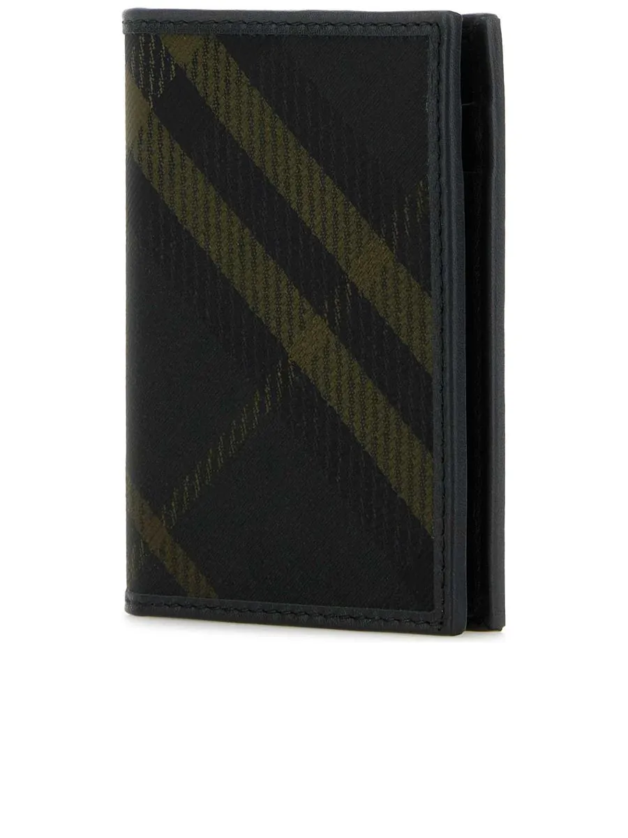 Embroidered Canvas Card Holder